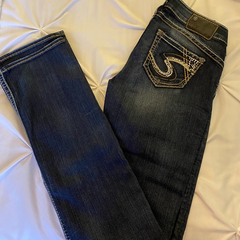 Silver jeans